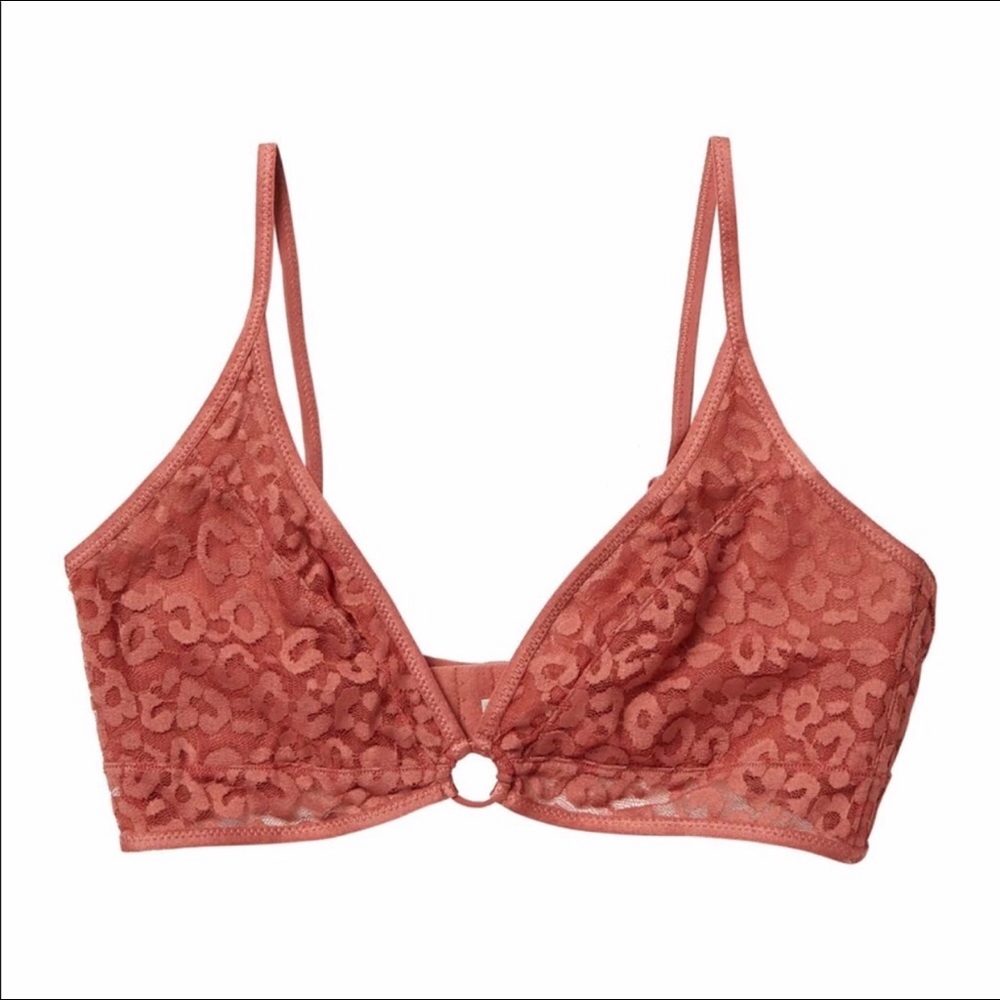 NWT FREE PEOPLE Allure Leopard Print Toni Bralette - Picture 7 of 8